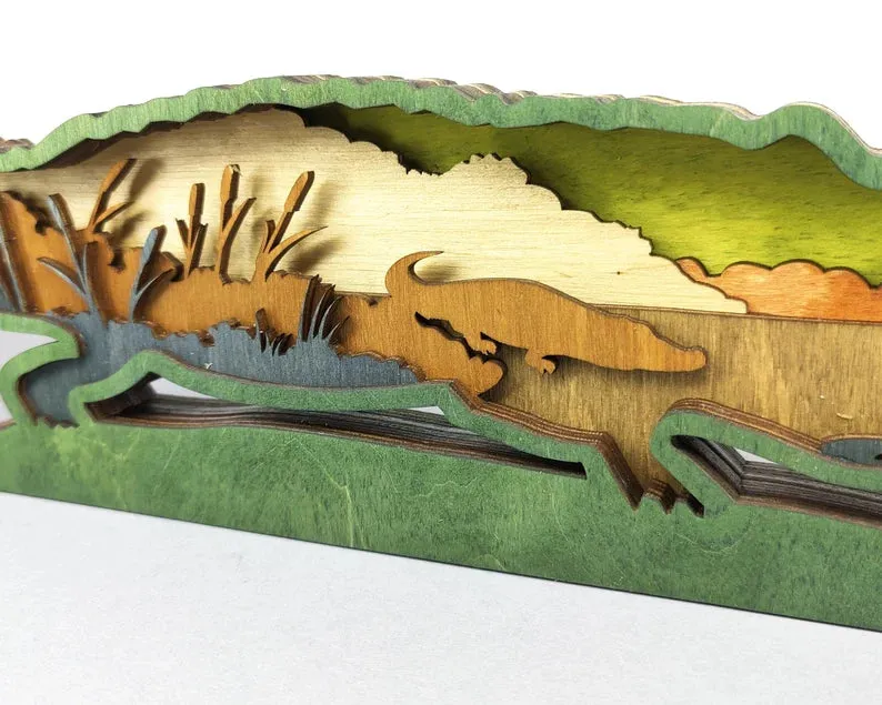 Alligator Layer Art