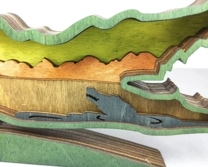 Alligator Layer Art