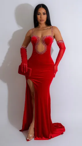 Ally Dress - Red