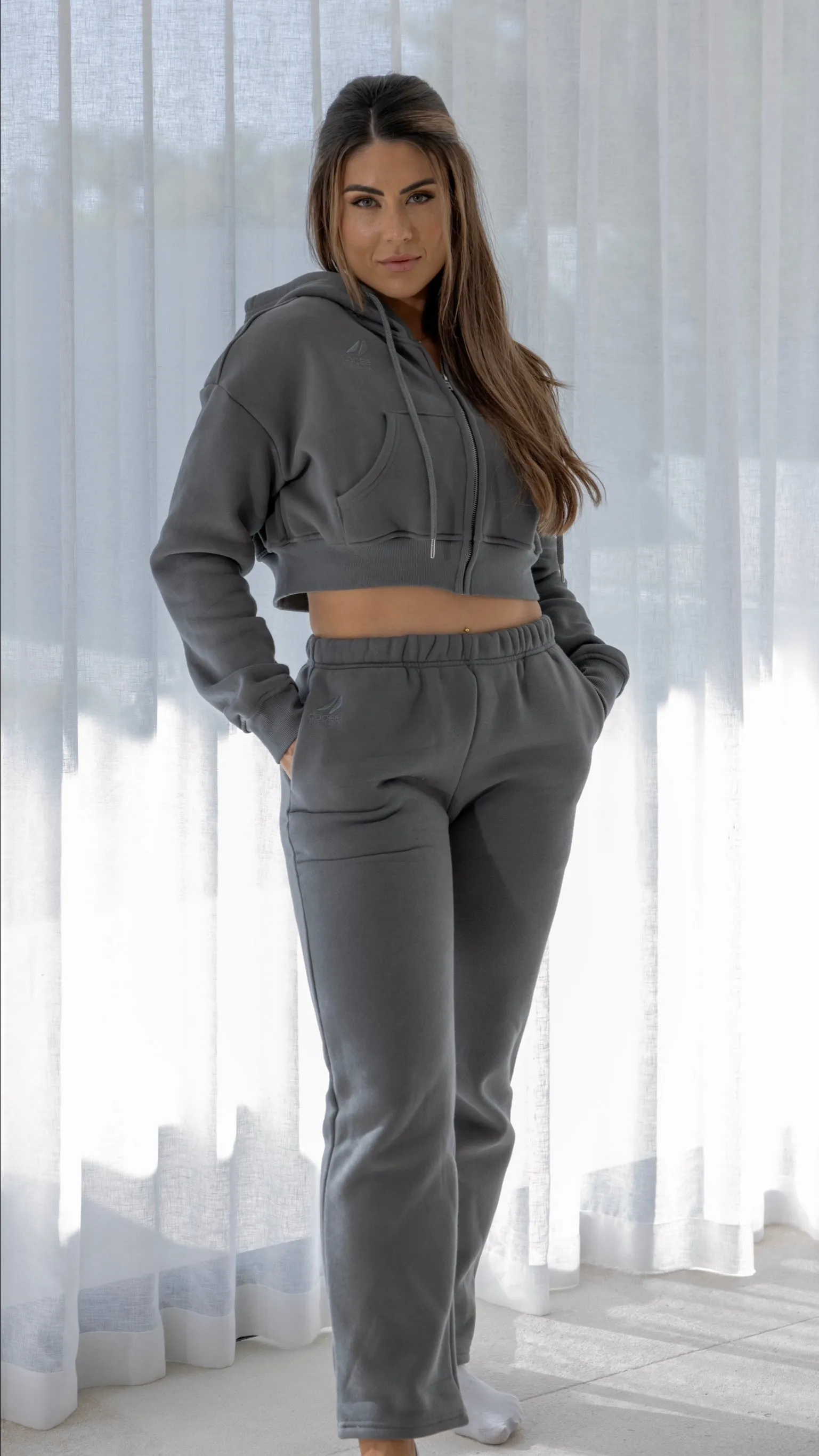 Amber Track Pants Grey