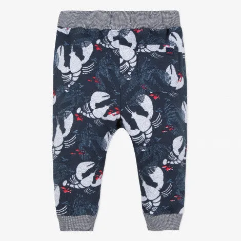 Baby Boys Neo Jogging Pants in Lobster Printed Fleece