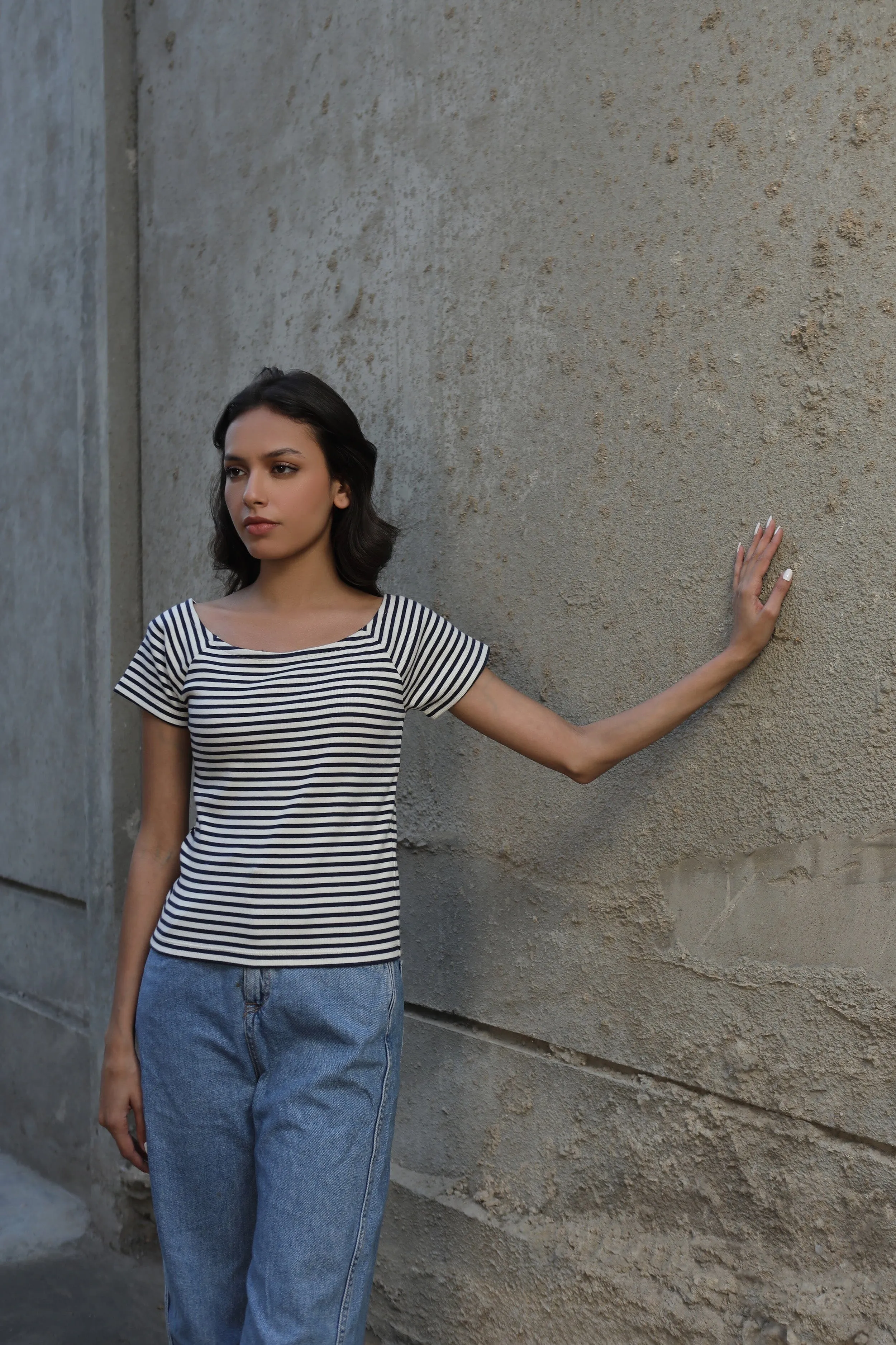 Boat Neck Top
