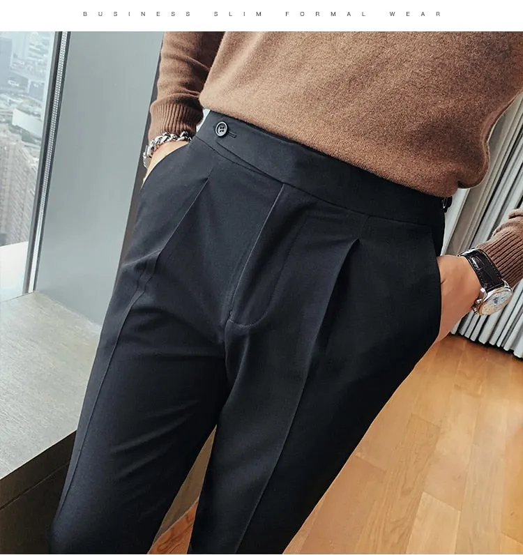 British Formal Men Dress Pant