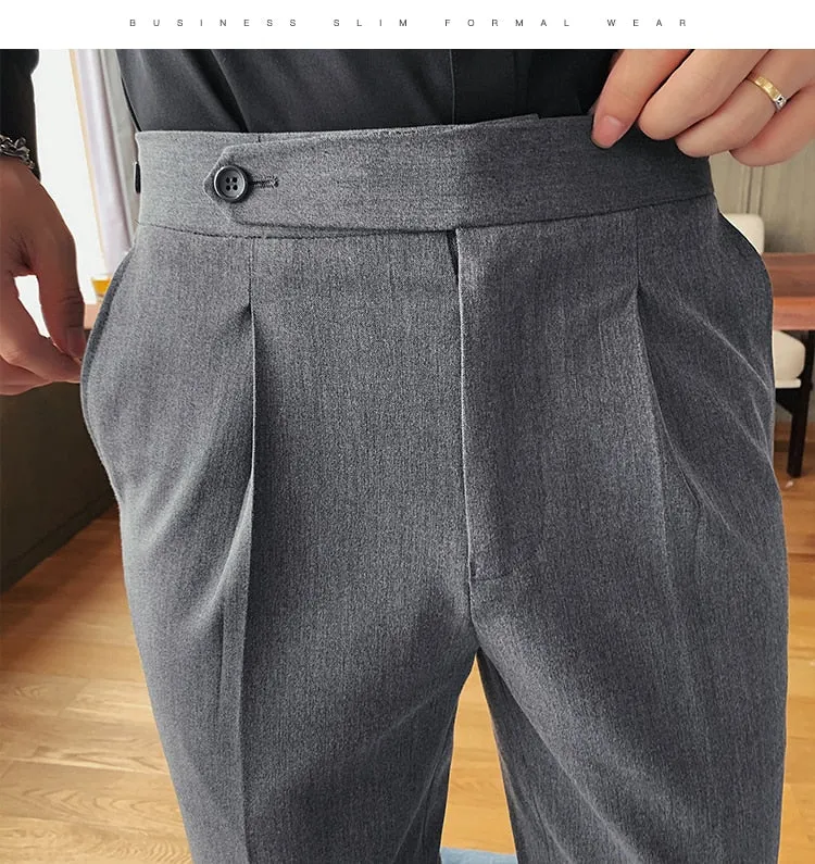 British Formal Men Dress Pant