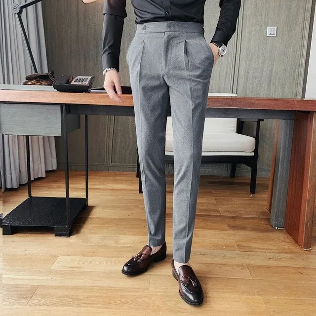 British Formal Men Dress Pant