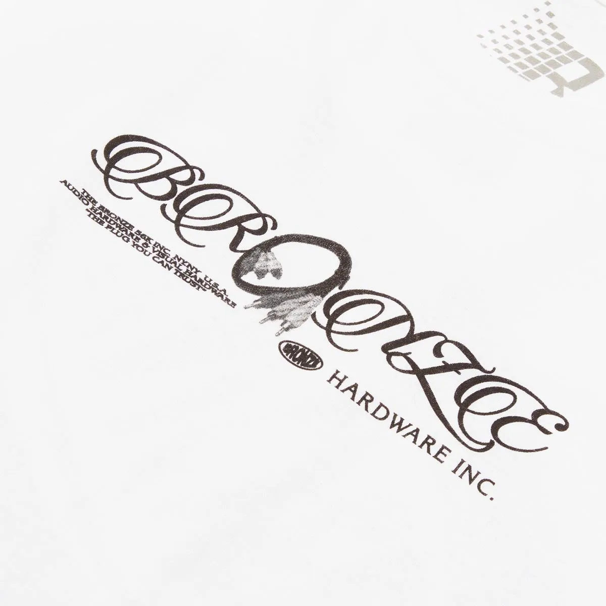 Bronze 56k RCA Cords Long Sleeve T-Shirt - White