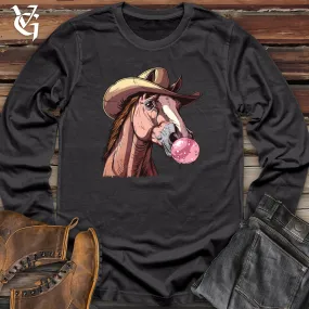Bubblegum Cowboy Horse Long Sleeve