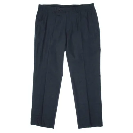 Calvin Klein Mens Slim fit Dress Pants 36 / 32 Grey Solid
