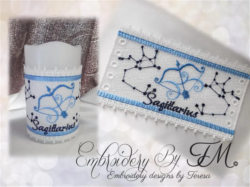 Candle corset Sagittarius / 5x7 hoop