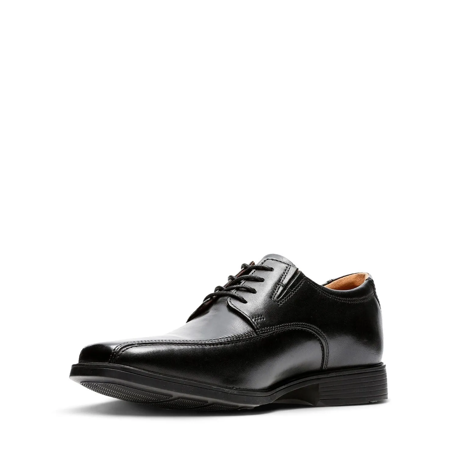 Clarks Men's Tilden Walk Lace Dress Shoes- Black Leather