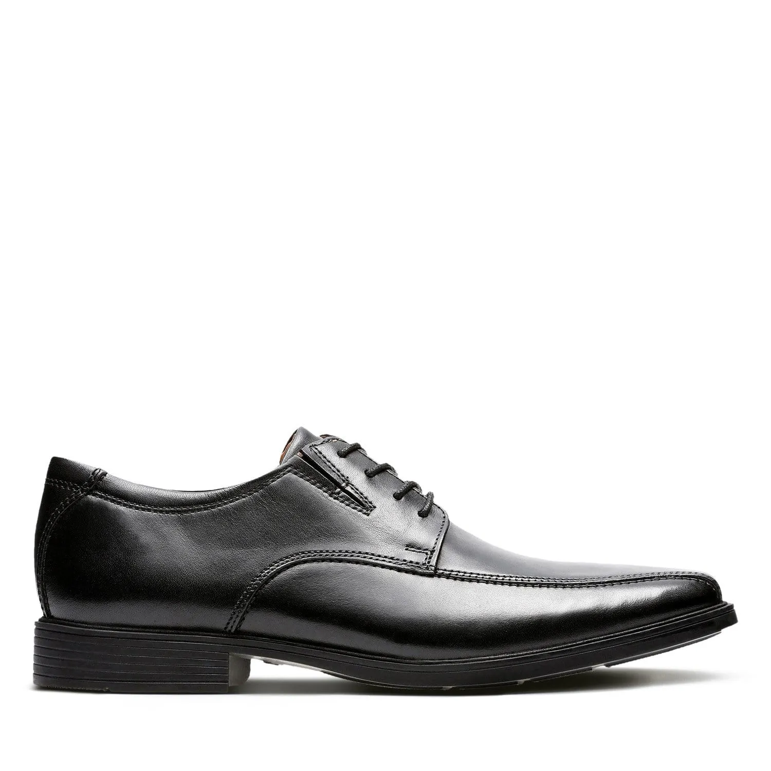 Clarks Men's Tilden Walk Lace Dress Shoes- Black Leather