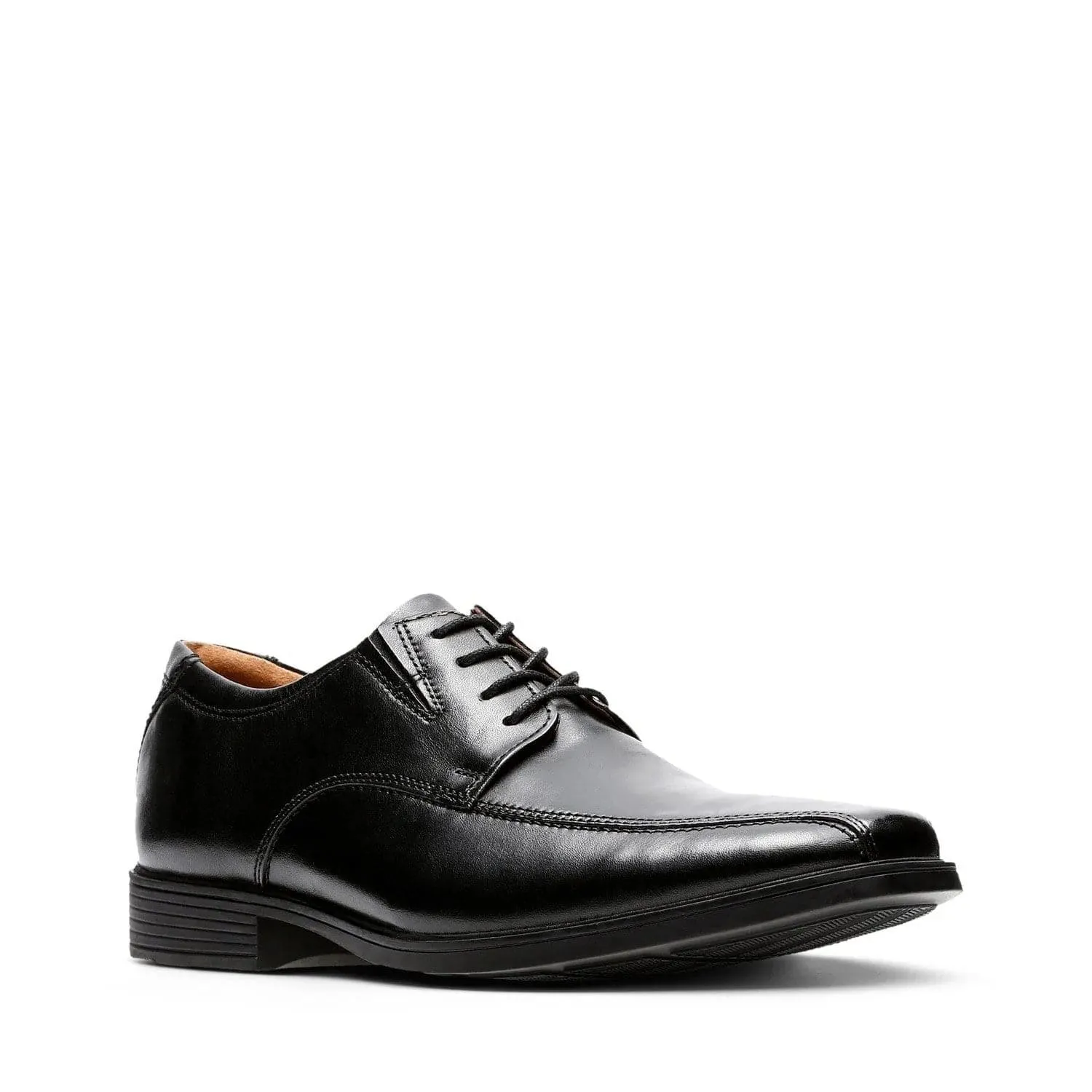 Clarks Men's Tilden Walk Lace Dress Shoes- Black Leather