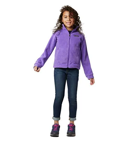 Columbia Girls Benton Springs Fleece Jacket, Grape Gum, Large