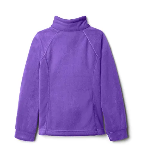 Columbia Girls Benton Springs Fleece Jacket, Grape Gum, Large