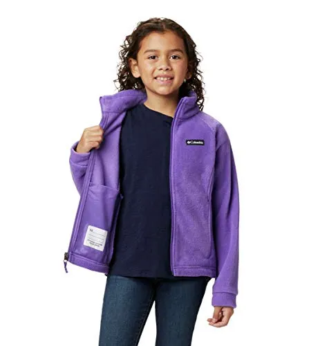 Columbia Girls Benton Springs Fleece Jacket, Grape Gum, Large