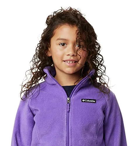 Columbia Girls Benton Springs Fleece Jacket, Grape Gum, Large