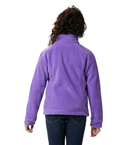 Columbia Girls Benton Springs Fleece Jacket, Grape Gum, Large