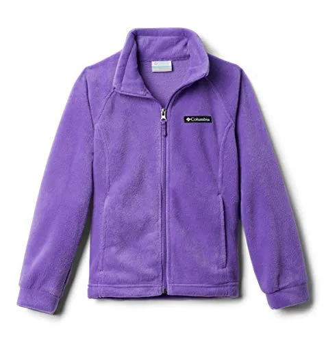 Columbia Girls Benton Springs Fleece Jacket, Grape Gum, Large