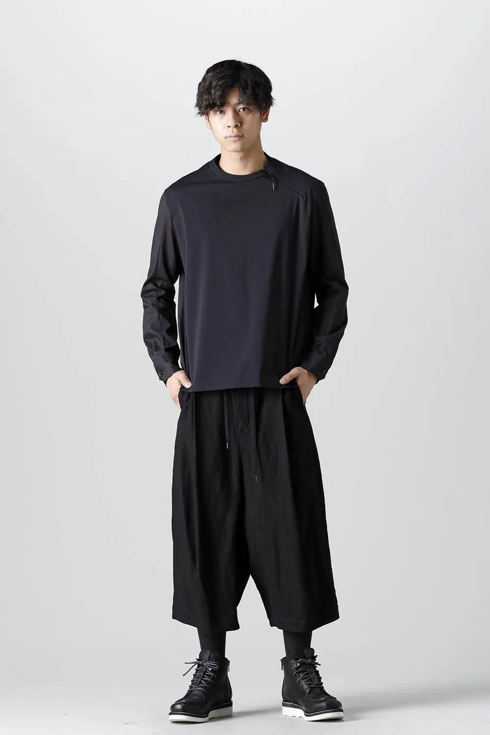 Combination shirt Three layer stretch