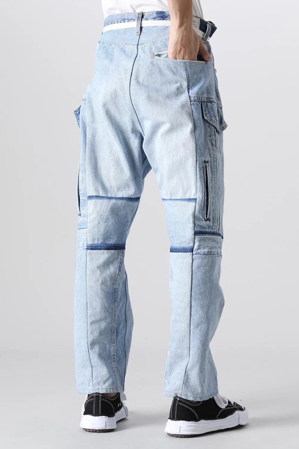 Denim Cargo Pants - M3