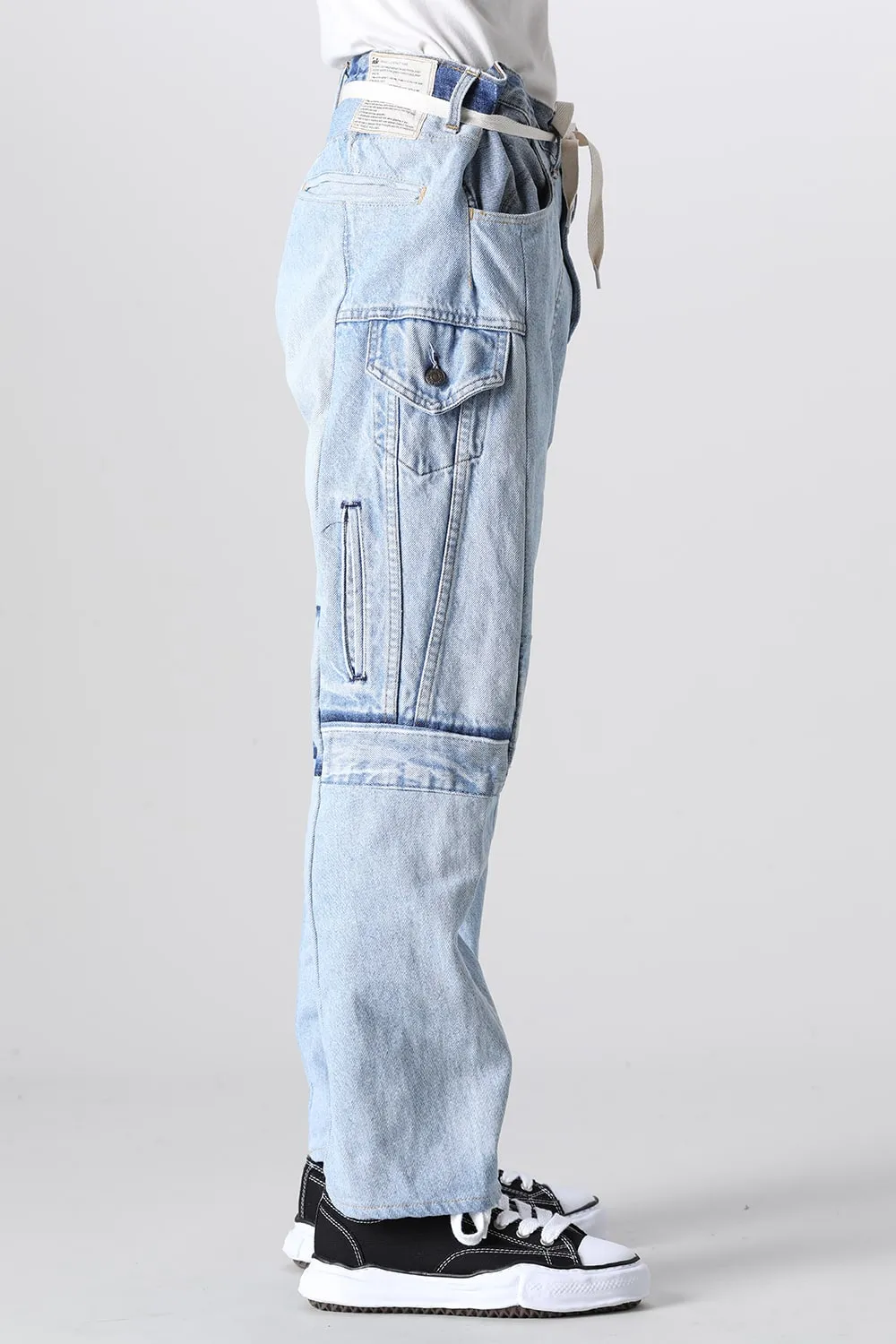 Denim Cargo Pants - M3