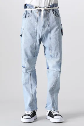Denim Cargo Pants - M3