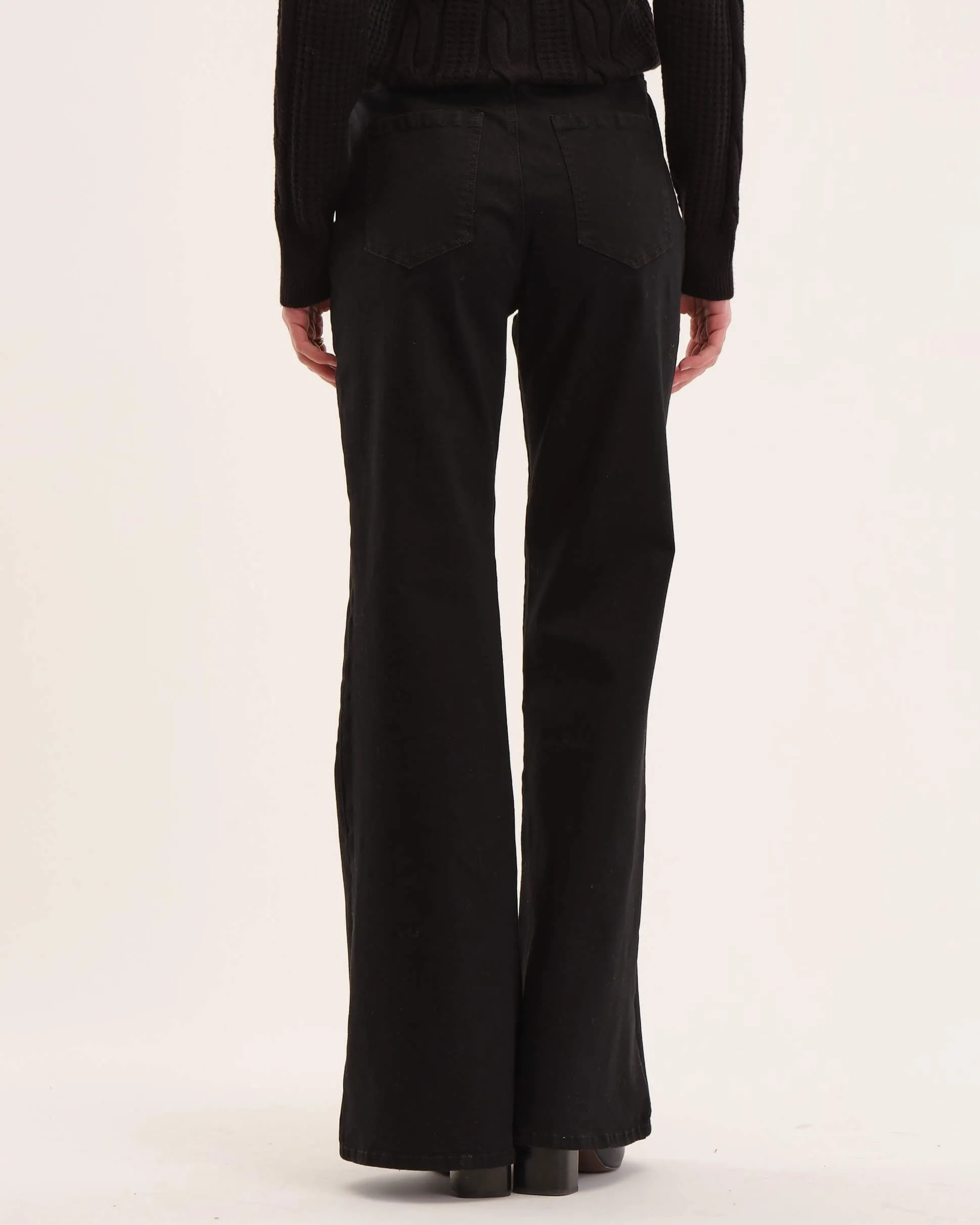 Denim Flared 5-Pocket Pant