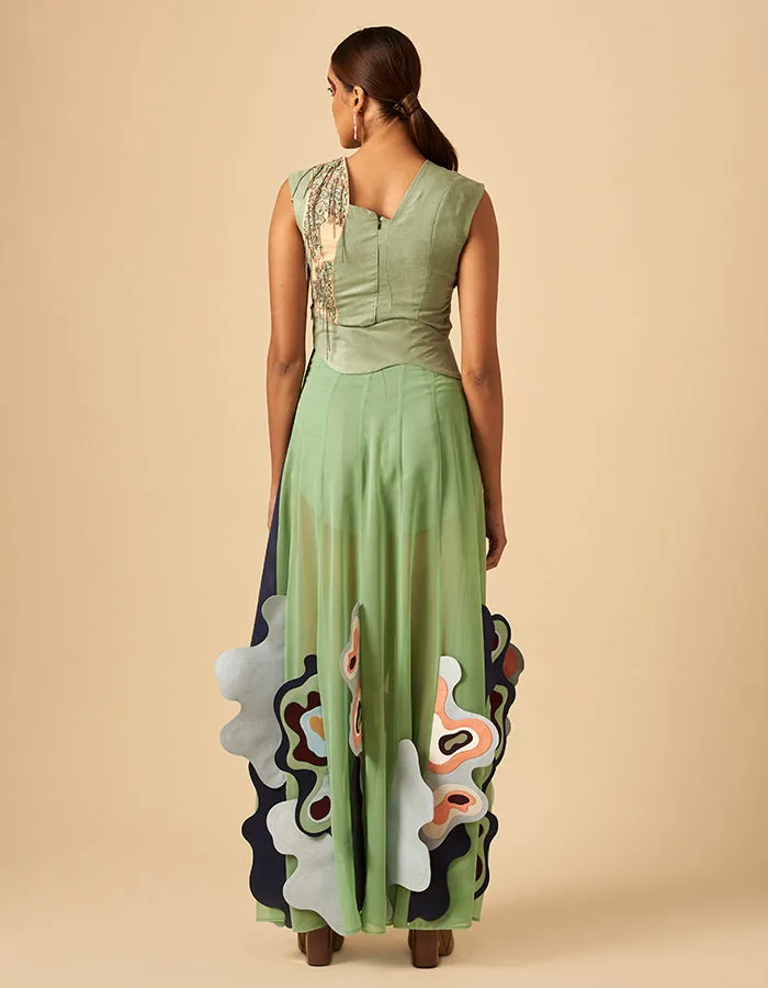 Folded Waves Skirt