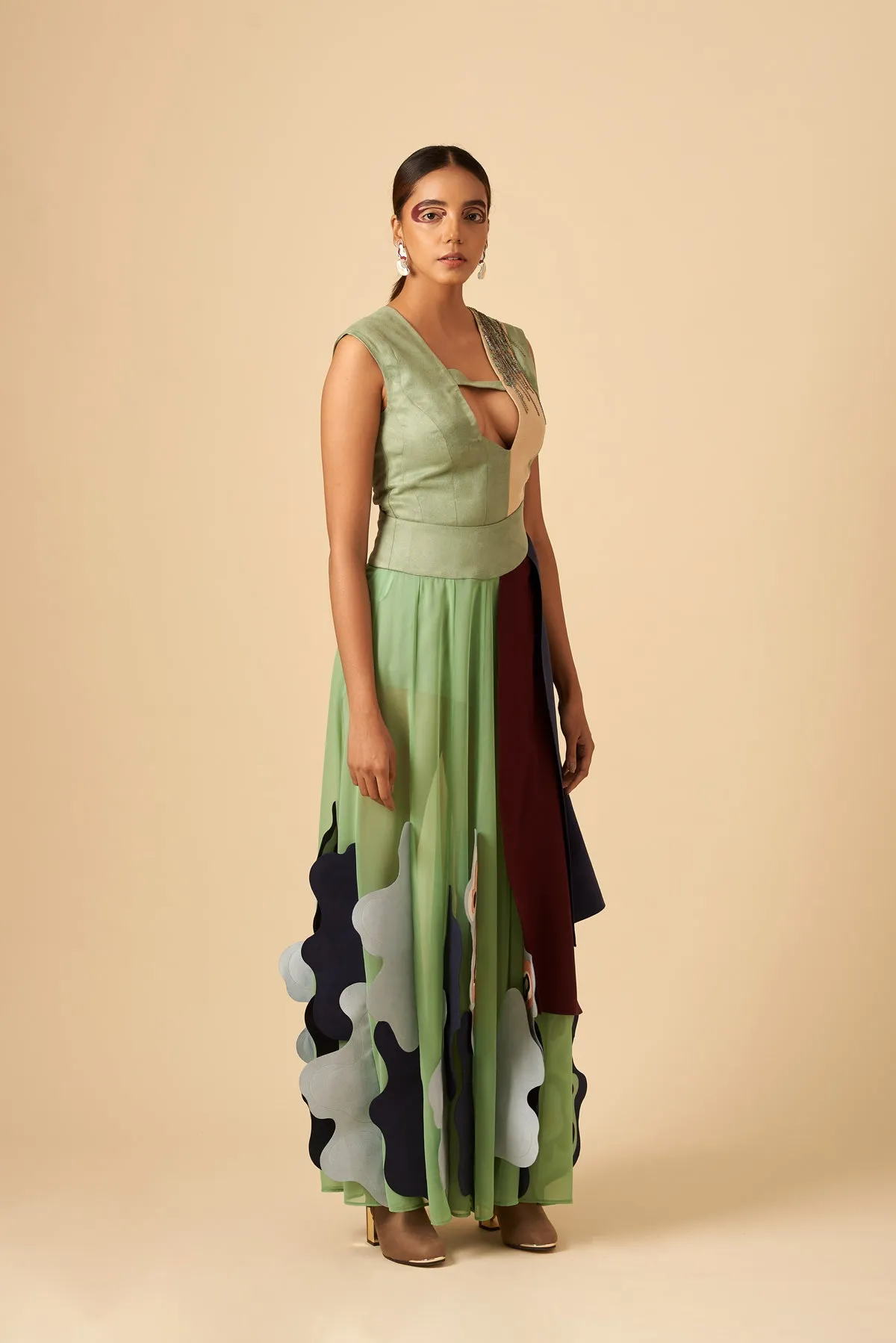 Folded Waves Skirt