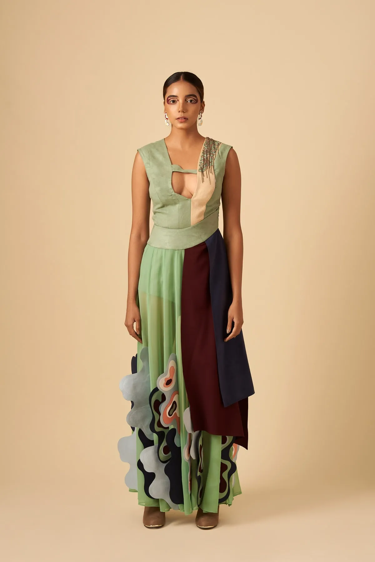 Folded Waves Skirt