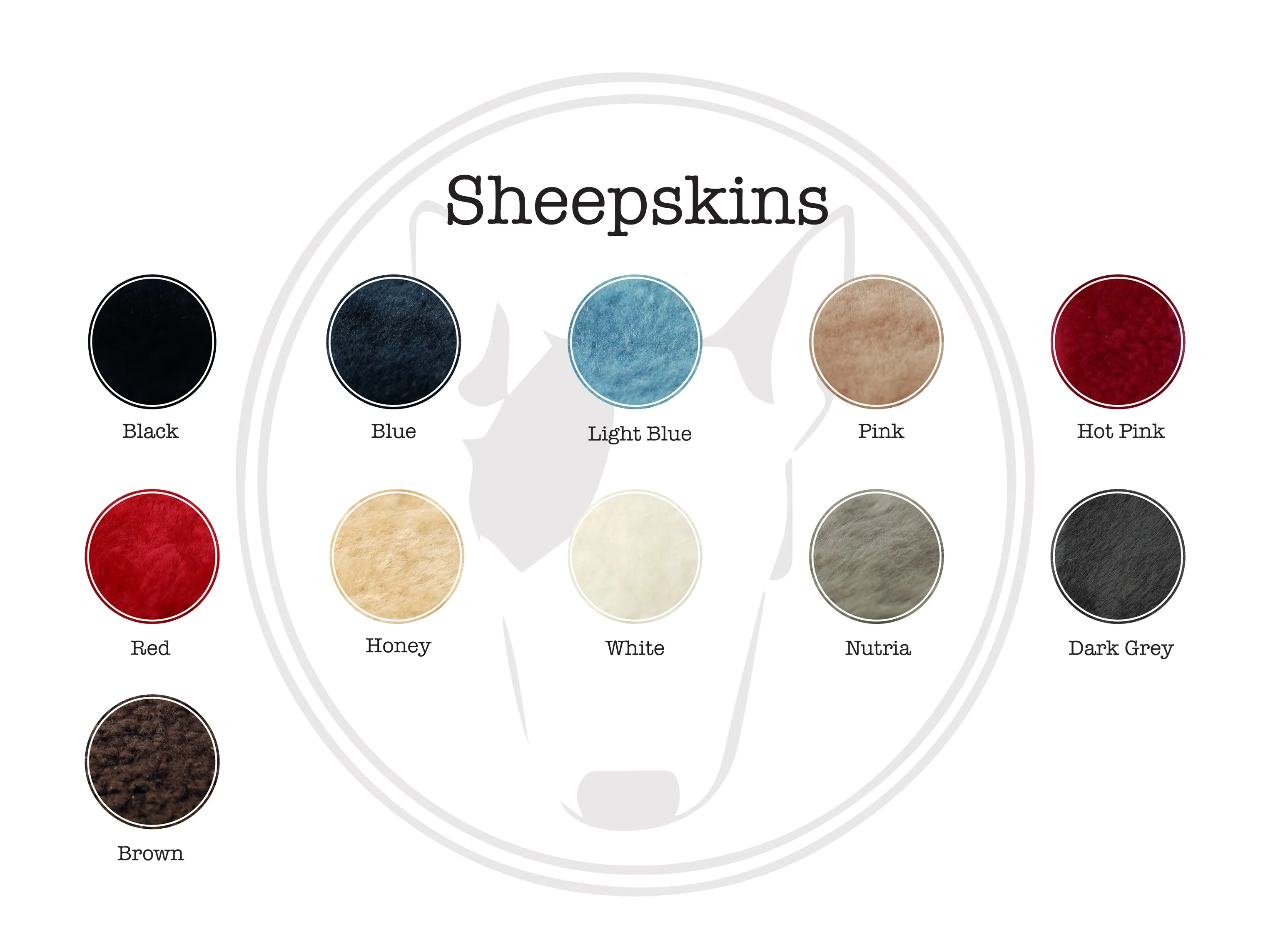 Fully Customizable Leather Dog Collar with Extra Fluffy Sheepskin