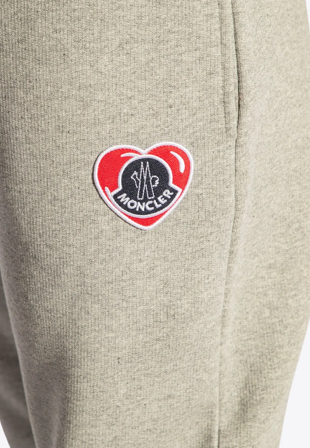 Heart Logo-Patch Track Pants