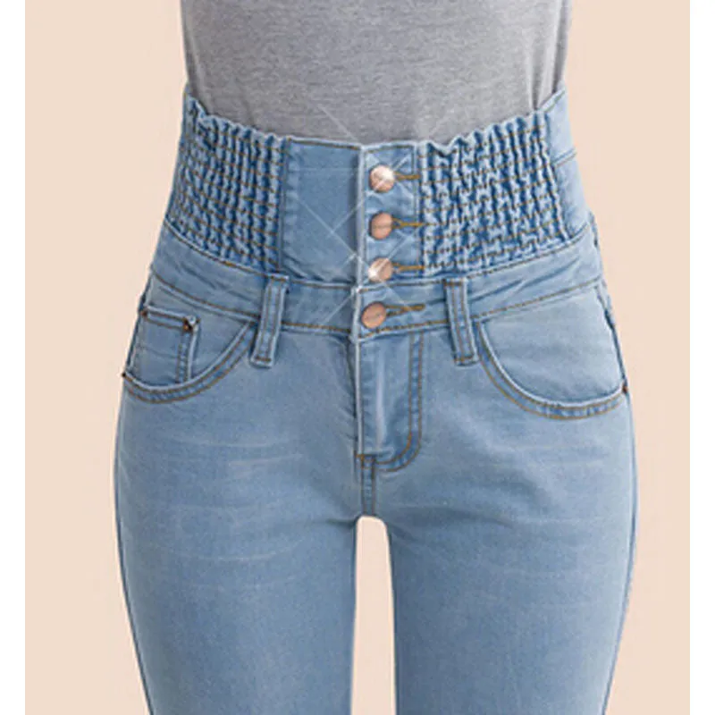 Hot Denim Pants Elastic