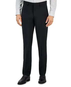 Hugo Boss Mens Modern fit Dress Pants 34 / 32 Black Solid