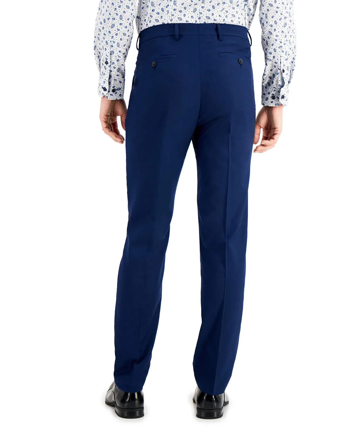 Kenneth Cole Reaction Mens Slim fit Dress Pants 30 / 32 Blue