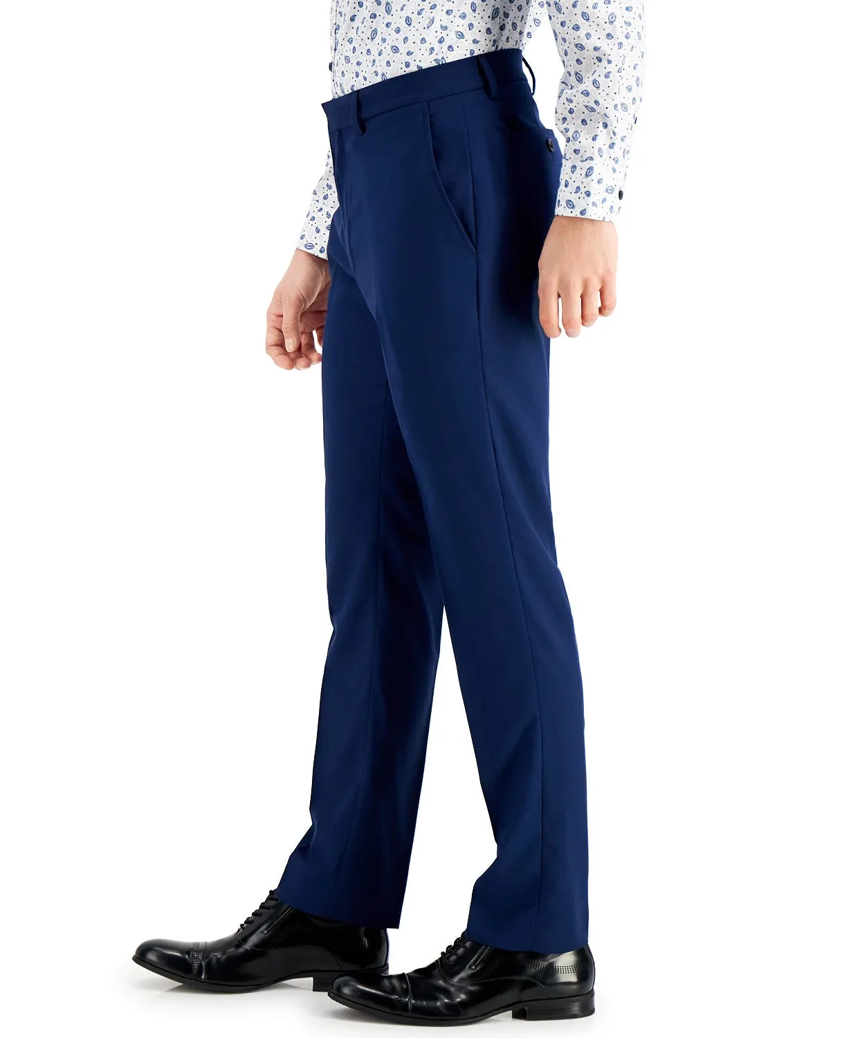 Kenneth Cole Reaction Mens Slim fit Dress Pants 30 / 32 Blue