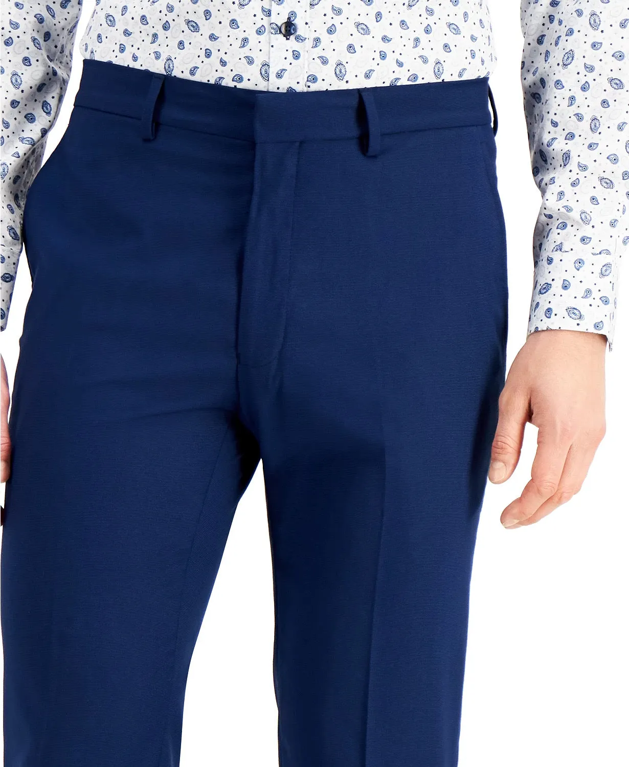 Kenneth Cole Reaction Mens Slim fit Dress Pants 30 / 32 Blue