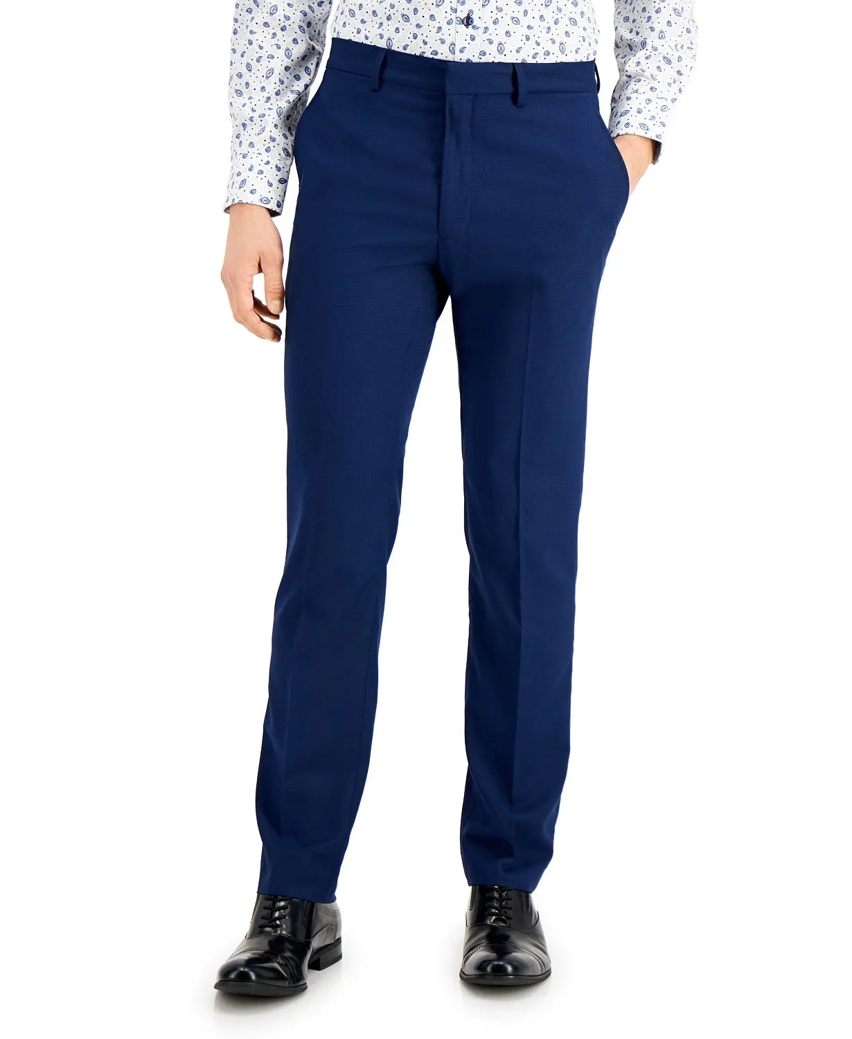 Kenneth Cole Reaction Mens Slim fit Dress Pants 30 / 32 Blue