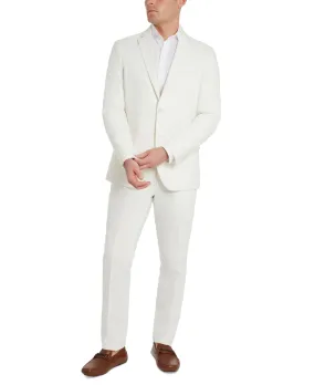 Kenneth Cole Reaction Mens Slim fit Dress Pants Pants 35 / 32 White Solid Stretch