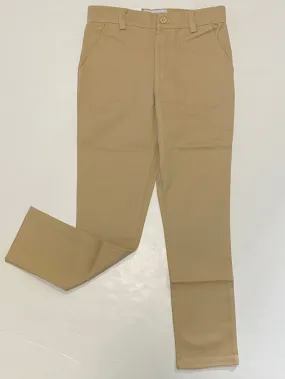 Khaki Slim Fit Twill Pants