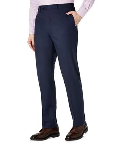 Lauren Ralph Lauren Mens Classic fit Dress Pants 40 / 32 Navy Blue Solid