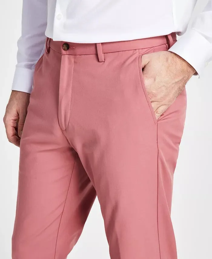Lauren Ralph Lauren Mens Regular fit Dress Pants 36 / 30 Light Red Solid