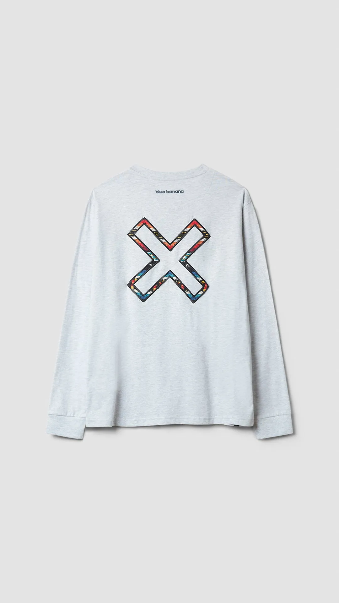 LIGHT GREY MELANGE KARMA LS TEE