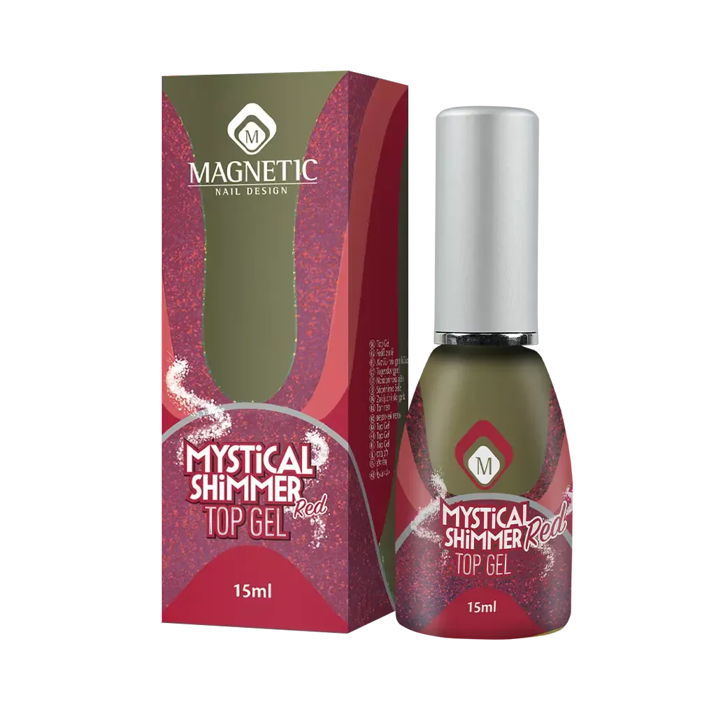 Magnetic MYSTICAL SHIMMERS RED 15 ML Top Gel