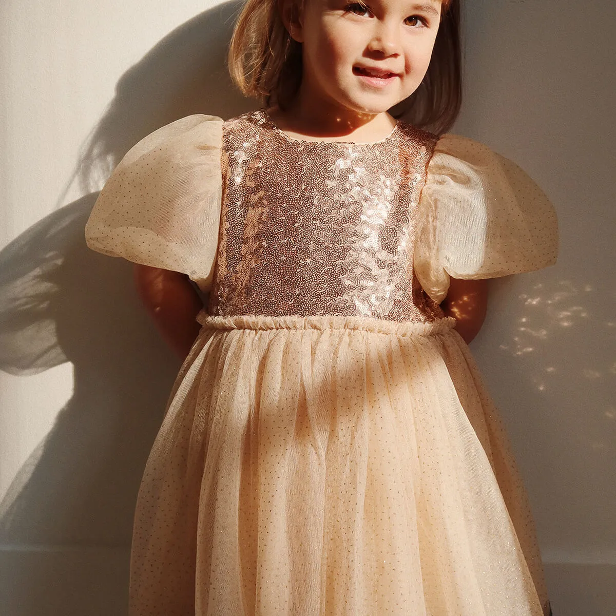 Mei Dress in Smoke Grey by Konges Slojd