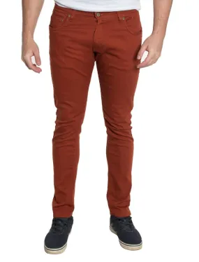 Men's Skinny Jeans in Brick