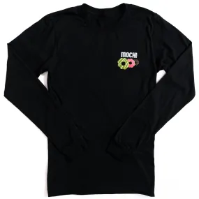 Mochi Donuts Long Sleeve T-Shirt (Black)