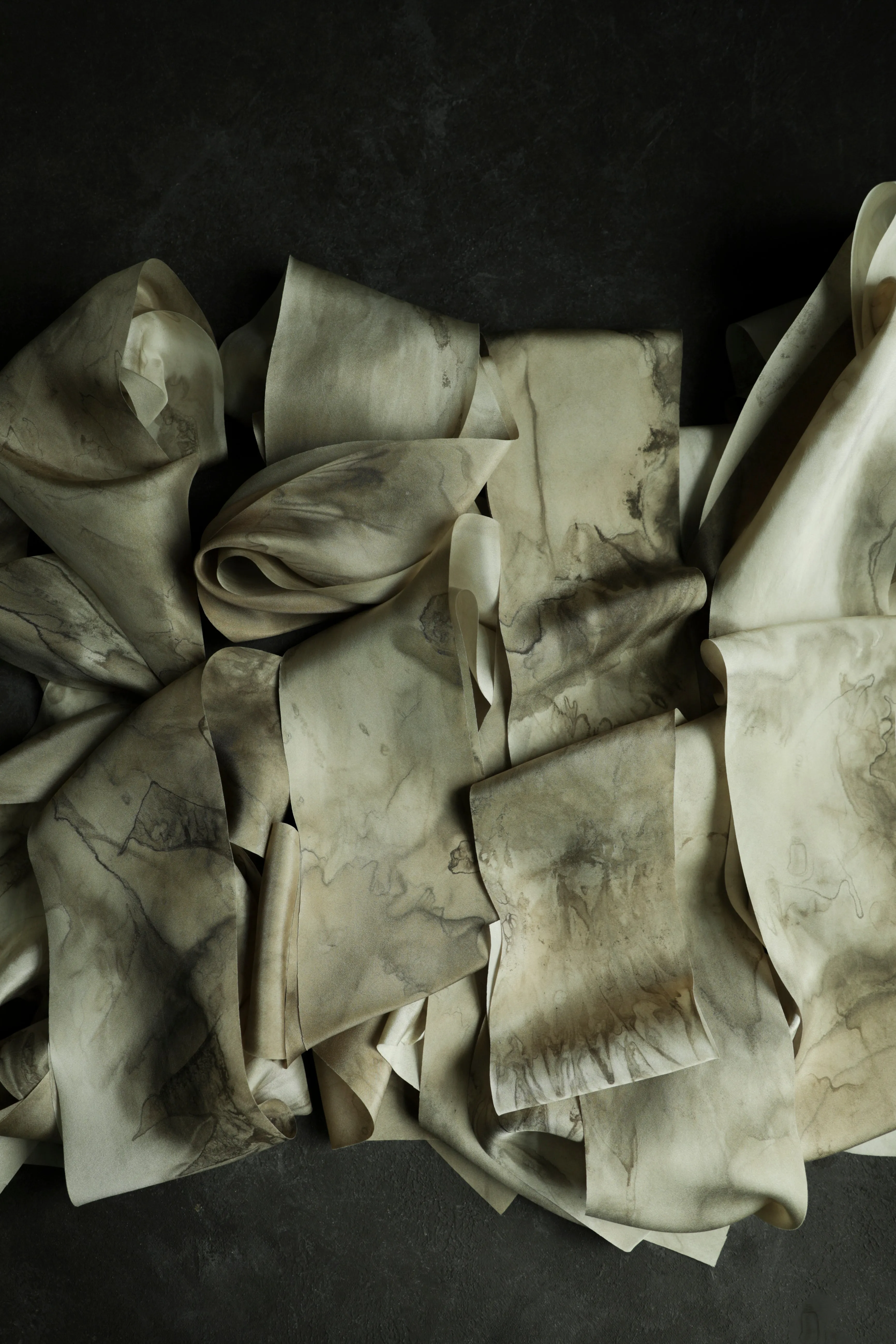 Original Woodgrain Walnut Silk Ribbon