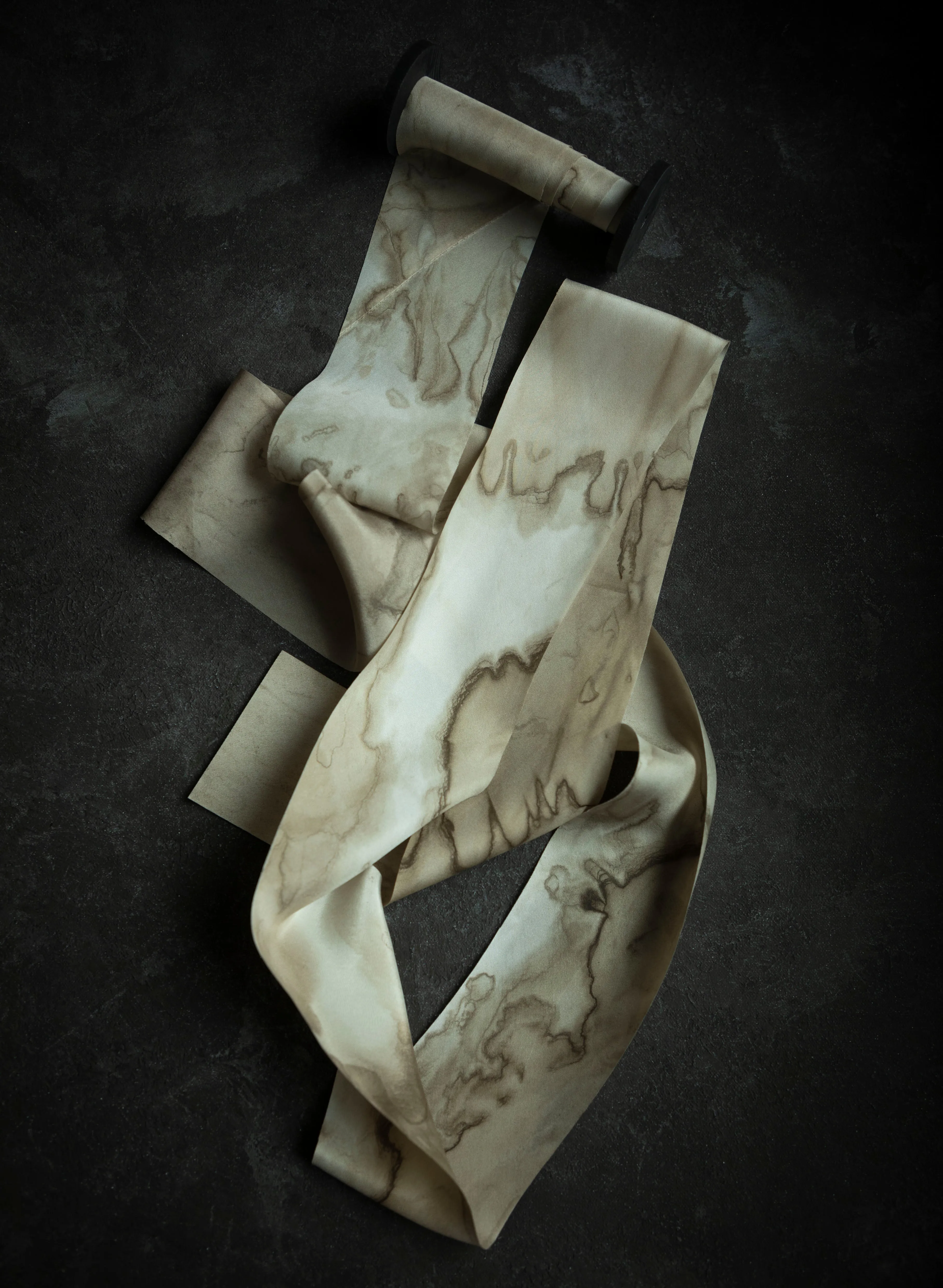Original Woodgrain Walnut Silk Ribbon