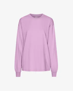 Oversized Organic LS T-shirt - Cherry Blossom